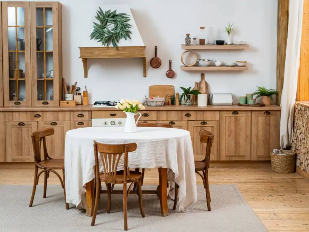 11 Incredible Tips Of Round Kitchen Table Decorating Ideas
