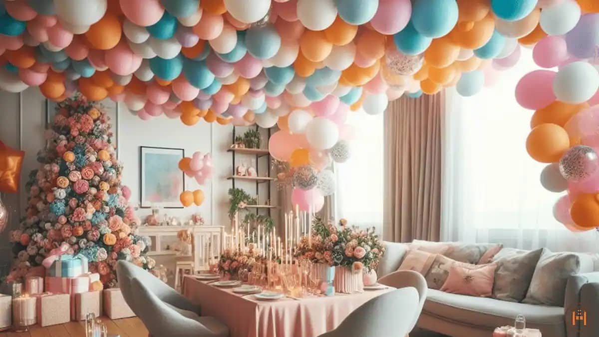 balloon-decoration-for-birthday-party-at-home-ceiling-balloon