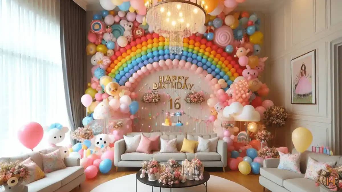 balloon-decoration-for-birthday-party-at-home-balloon-Bouquets